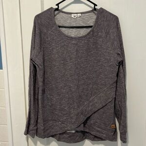 Ten Tree, size medium, scallop front, long sleeve, light weight sweatshirt